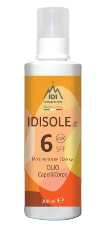 IDISOLE SPF6 Olio Corpo Capelli 200ml